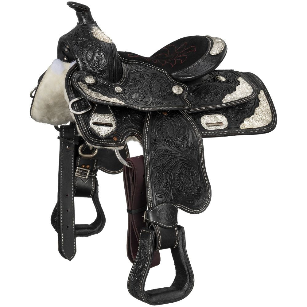 King Series Youth McCoy Trail Saddle with Silver
