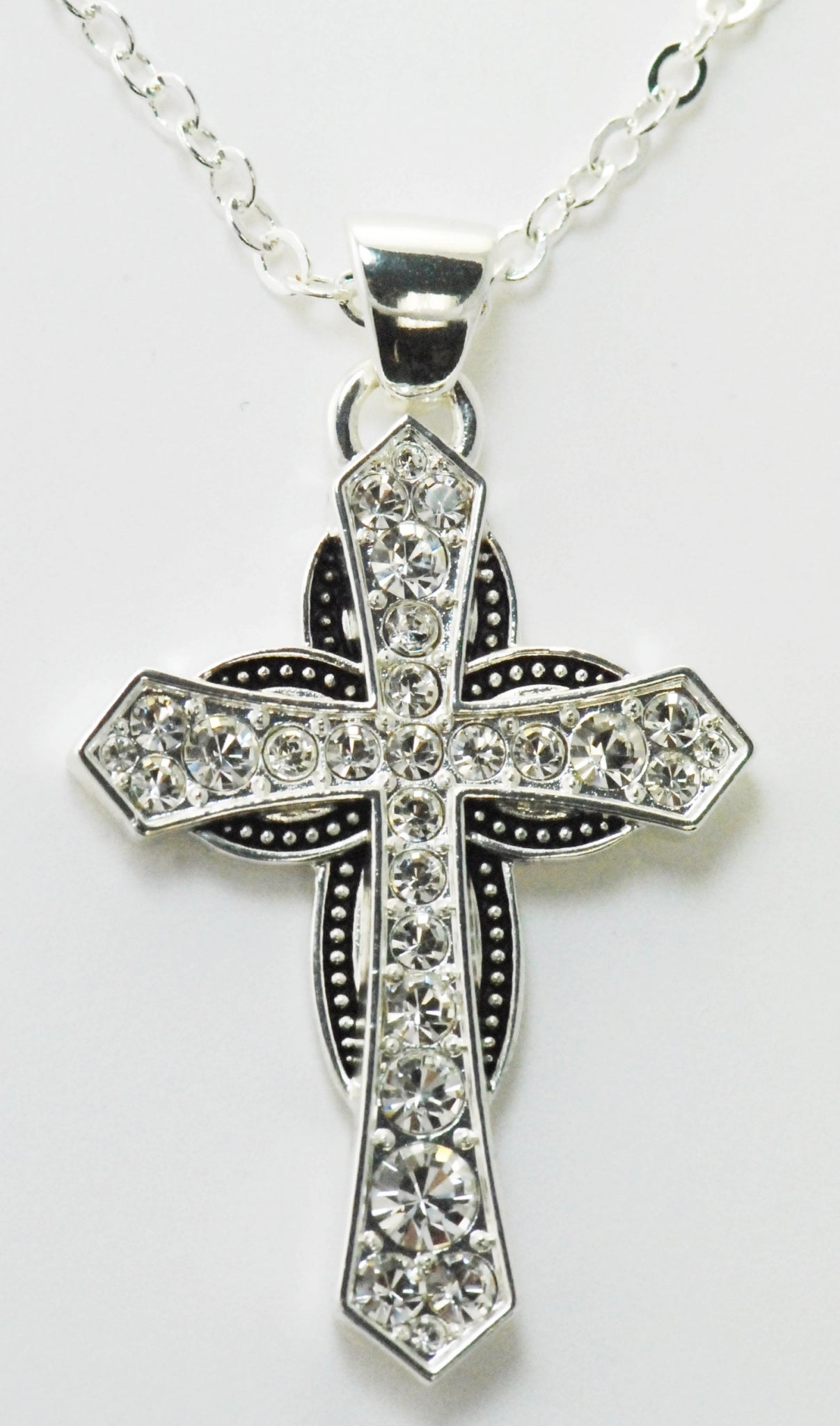 Western Edge Jewelry Cross Horseshoe Necklace
