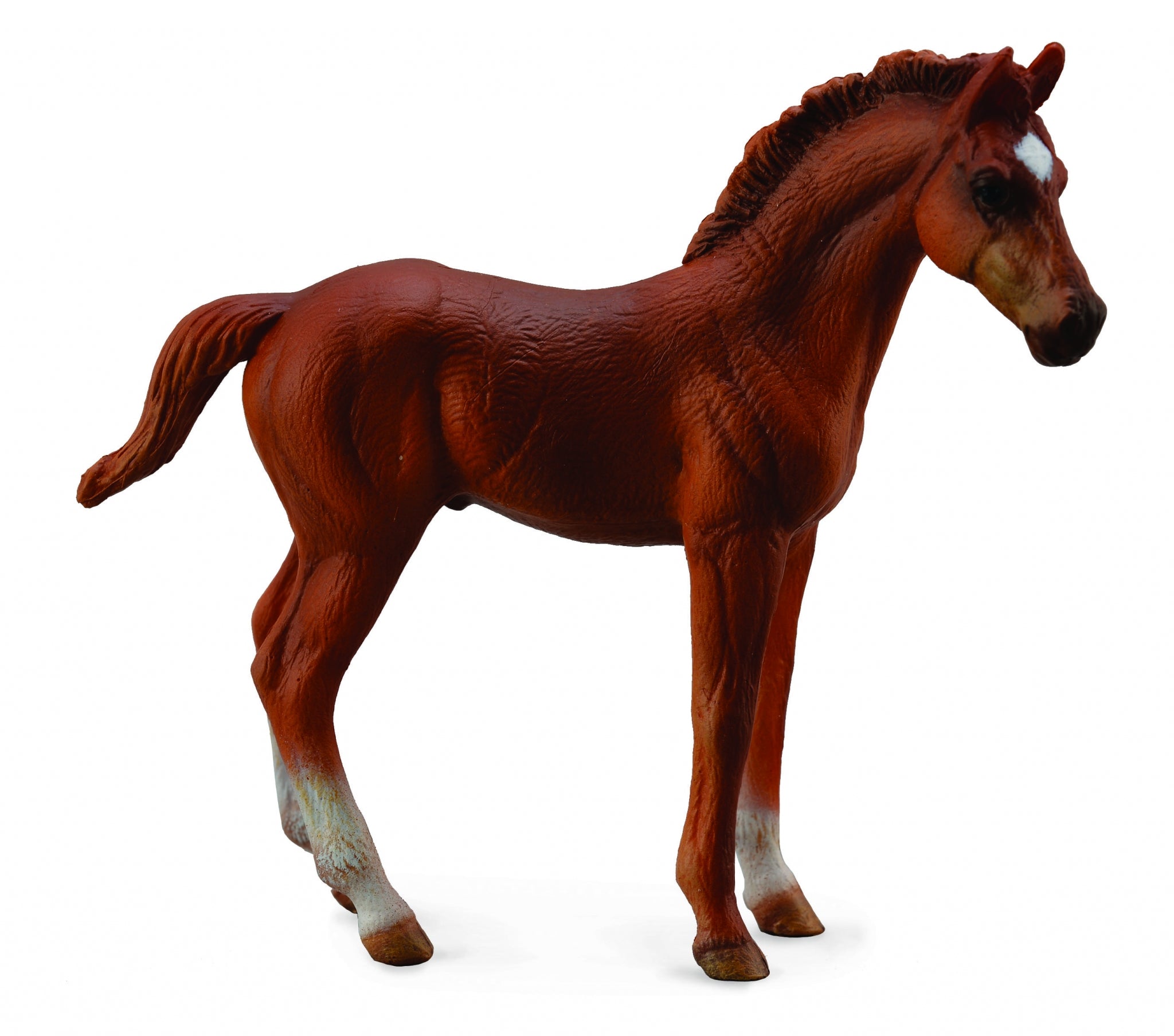Breyer by CollectA Thoroughbred Foal Standing Chestnut