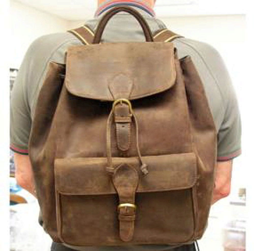Leather Back Pack