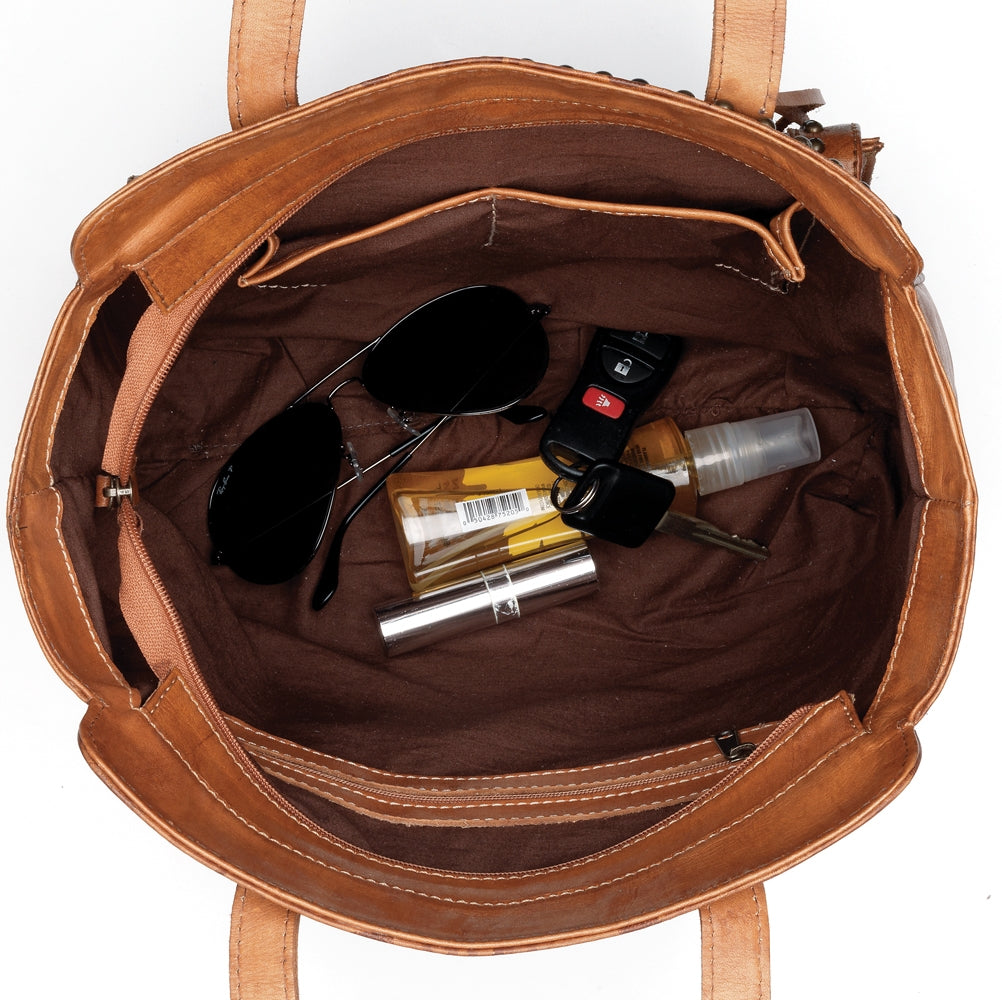 AMERICAN WEST Amber Waves Zip Top Tote