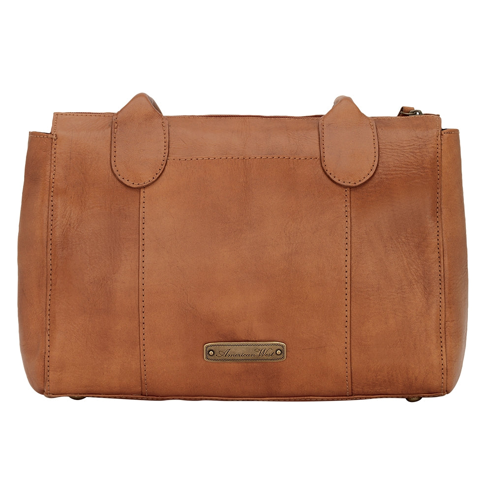 AMERICAN WEST Amber Waves Zip-top Satchel