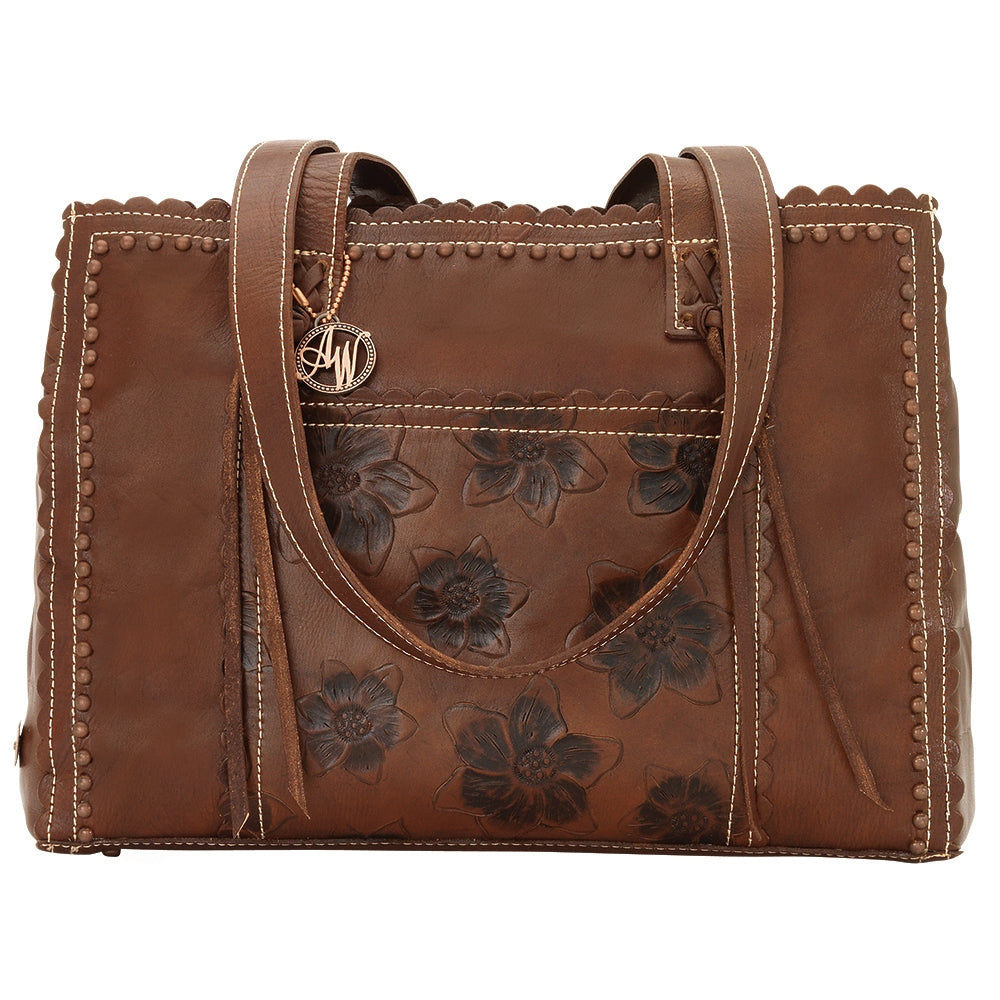 AMERICAN WEST Flower Child Shopper Tote - Dusty Rose