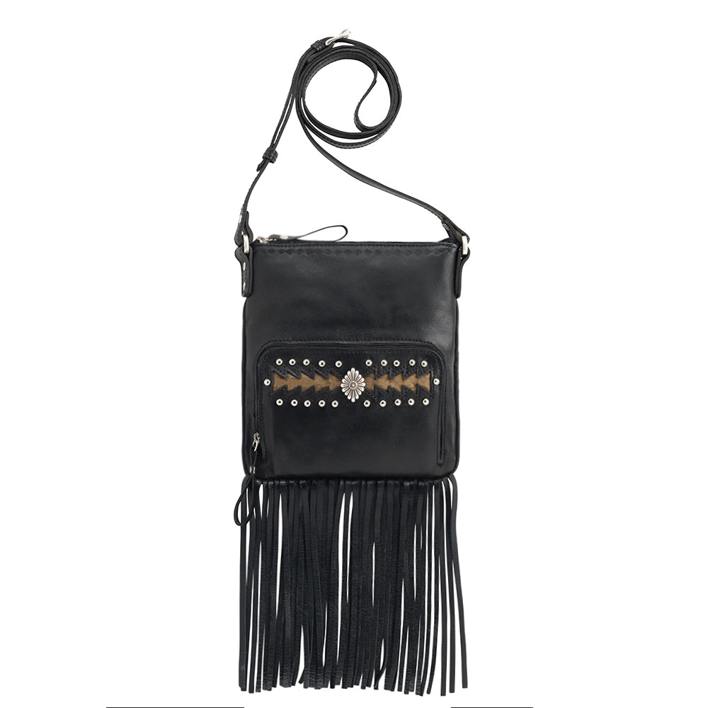 AMERICAN WEST Moon Dancer Crossbody Bag/Wallet - Rose/Sand
