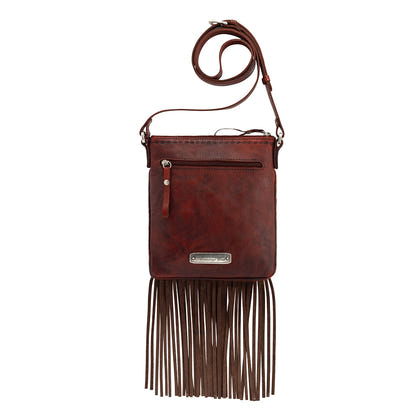 AMERICAN WEST Moon Dancer Crossbody Bag/Wallet - Rose/Sand
