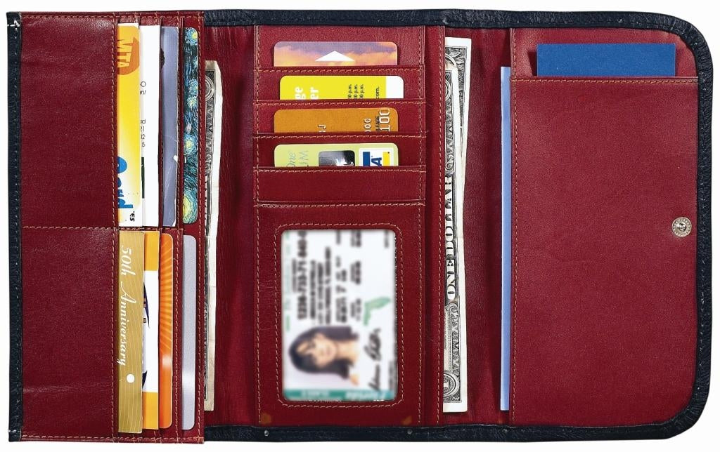 AMERICAN WEST Mystic Shadow Tri-Fold Wallet - Tan