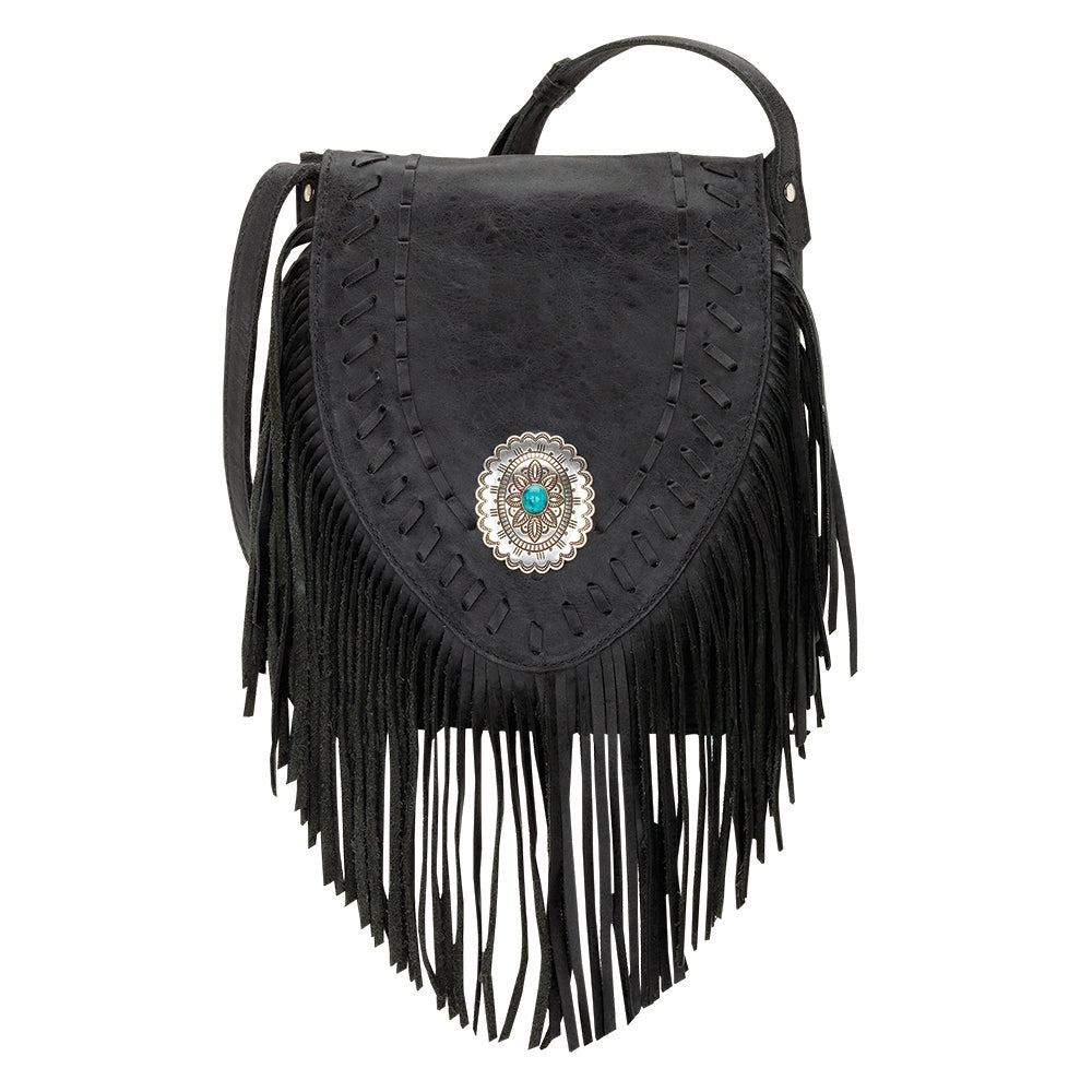 AMERICAN WEST Seminole Soft Crossbody Fringe Bag