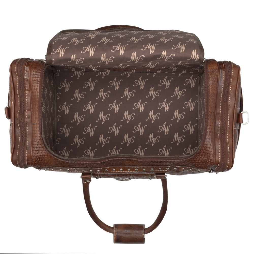 AMERICAN WEST Stampede Zip Around Rodeo Bag