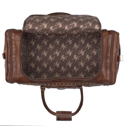 AMERICAN WEST Stampede Zip Around Rodeo Bag