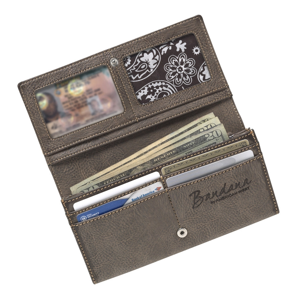 Bandana Black Canyon Flap Wallet