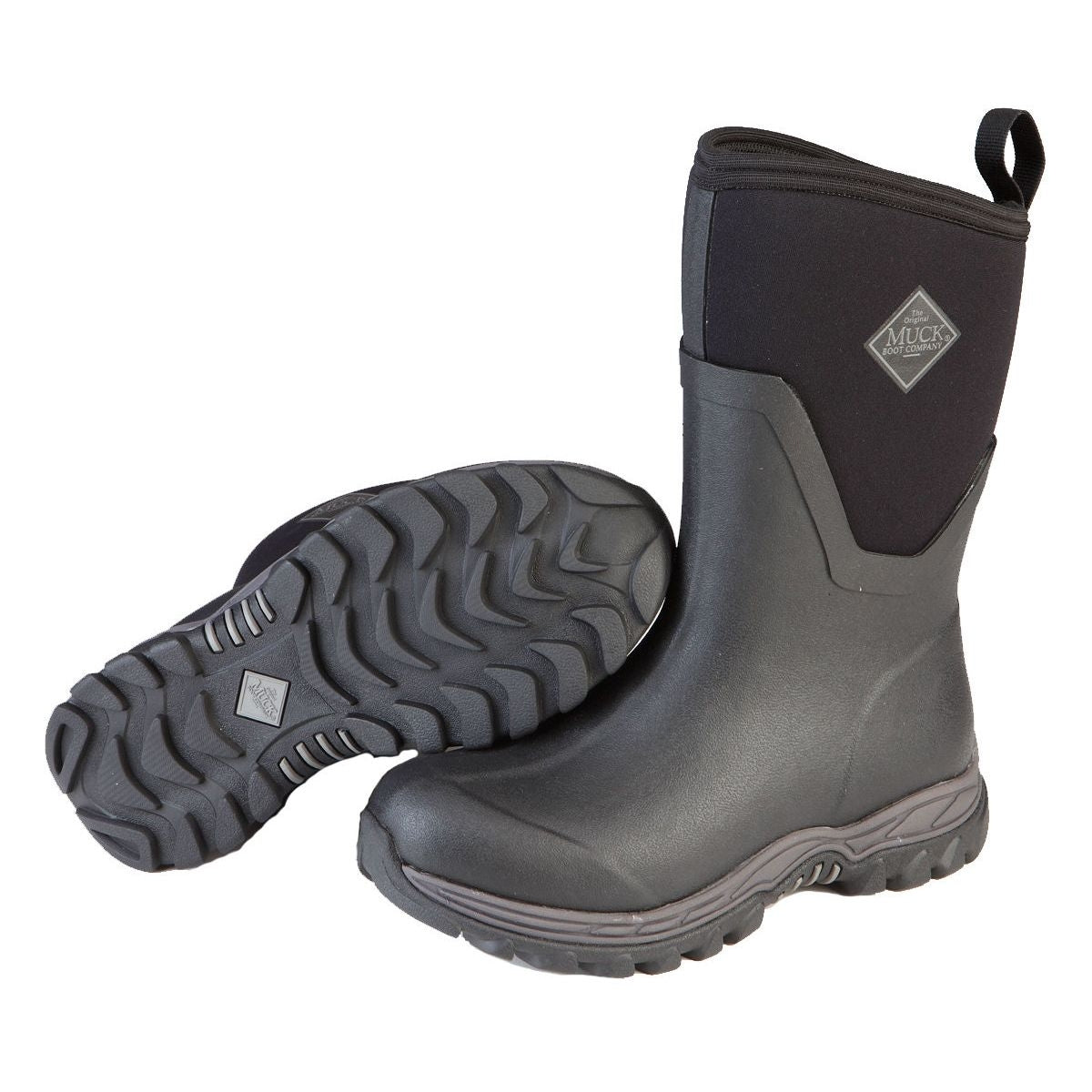 Muck Boot Womens Arctic Sport II Mid Boot 6 Black