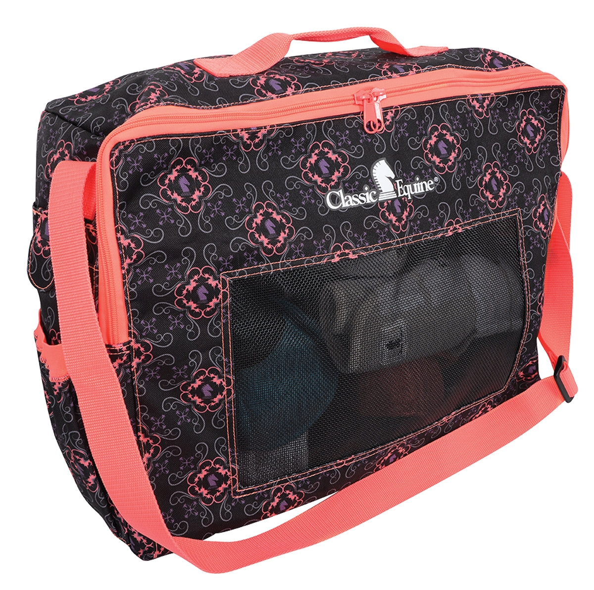 Classic Equine Boot Accessory Tote - Coral Knight