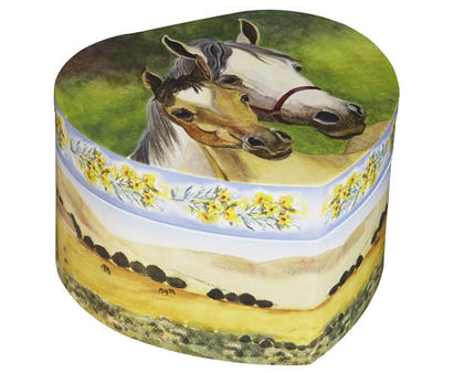 Enchantmints Love Of Horses Musical Treasure Box