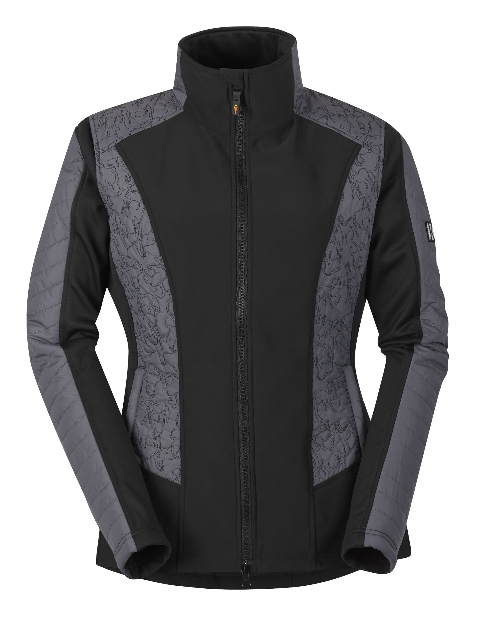Kerrits Ladies Stretch Panel Riding Jacket S Gra