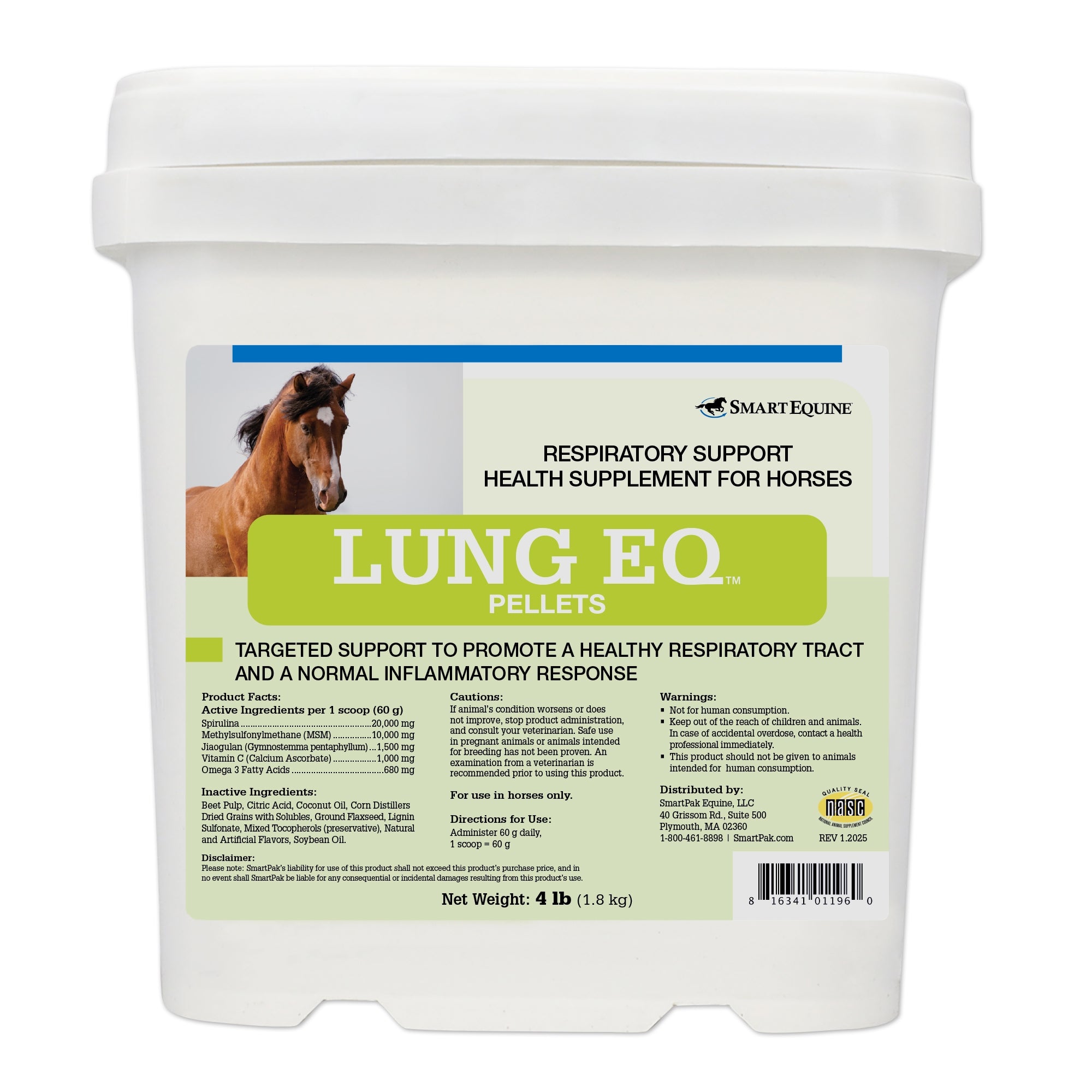 SmartEquine Lung Eq Respiratory Support Pellets