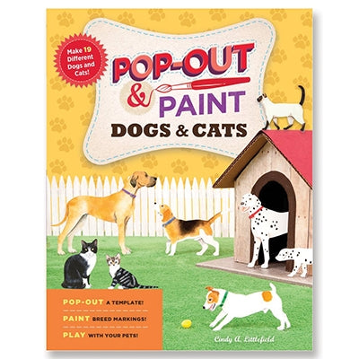 Pop-Out & Paint Dogs & Cats