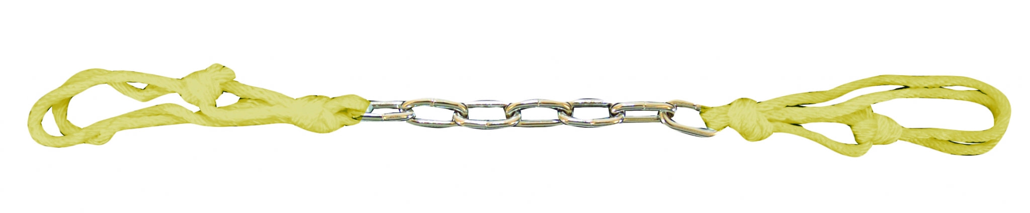 Partrade Oval Link Curb Chain With Tie Straps Brn