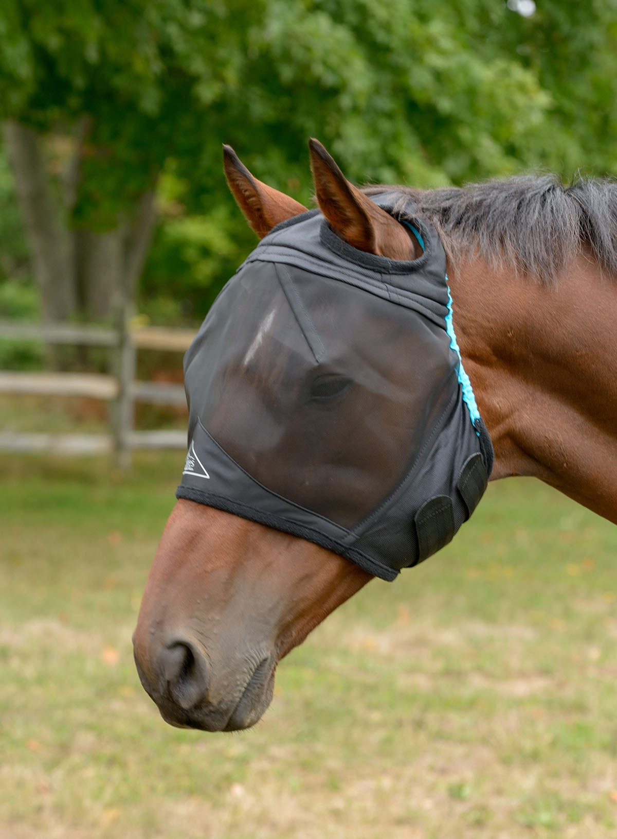 Shires FlyGuard Pro Fine Mesh Fly Mask with Ear Holes