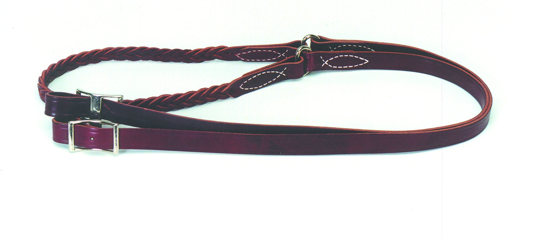 Colorado Saddlery Braided Center Latigo Roper And Contest Reins