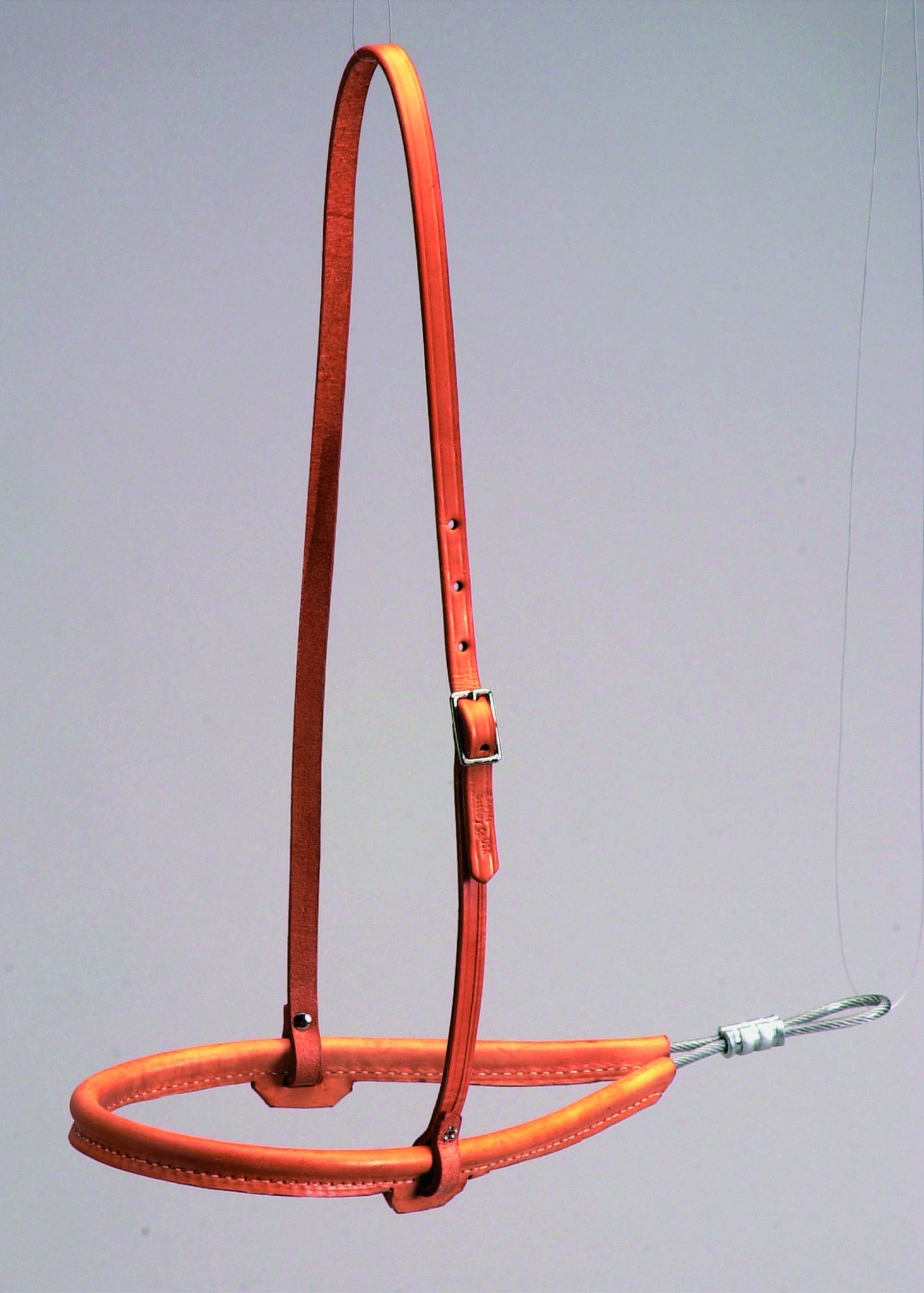Colorado Saddlery Leather Covered Cable Noseband