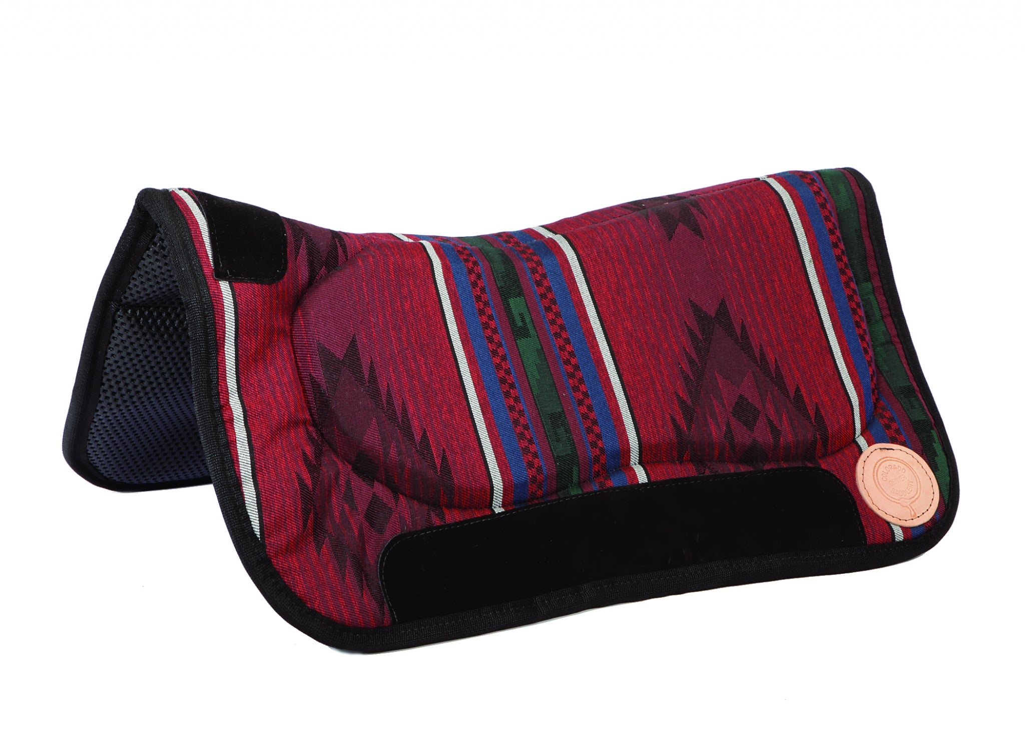 Colorado Saddlery Wild Rose Contoured Waffled Neoprene Bottom Saddle Pad