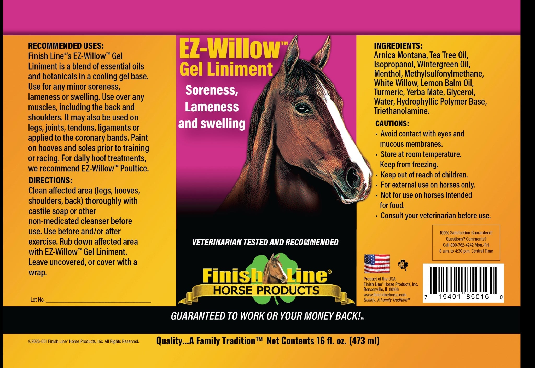 Finish Line EZ-Willow Gel Liniment