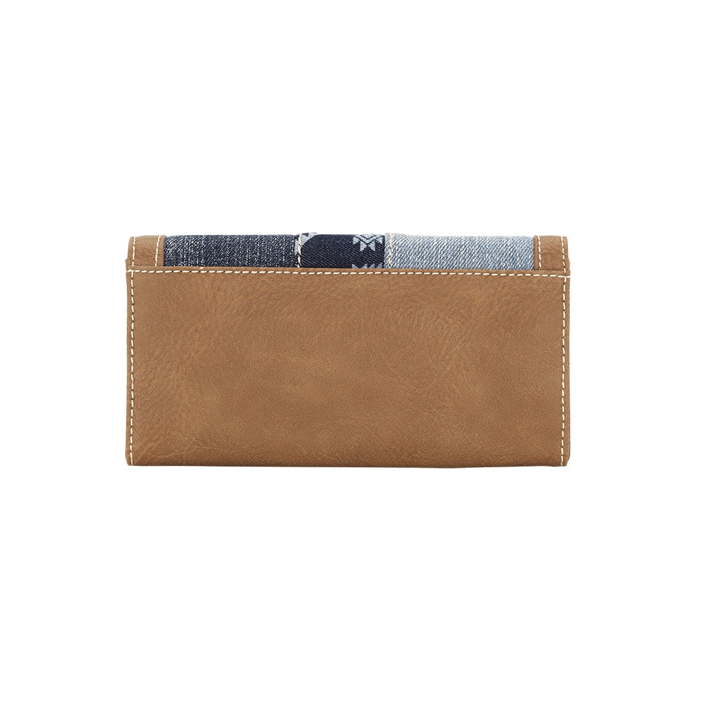 Bandana Ladies Indigo Flap Wallet