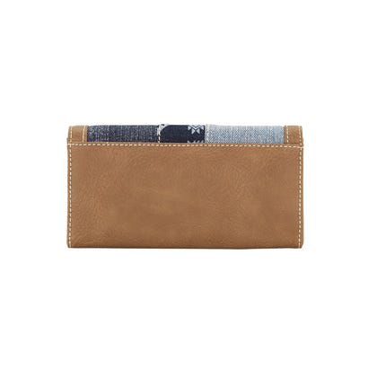 Bandana Ladies Indigo Flap Wallet