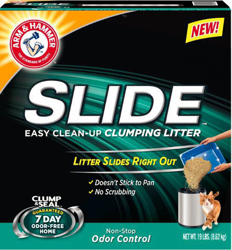 Church & Dwight Co Inc Slide Non-Stop Odor Control Clumping Cat Litter