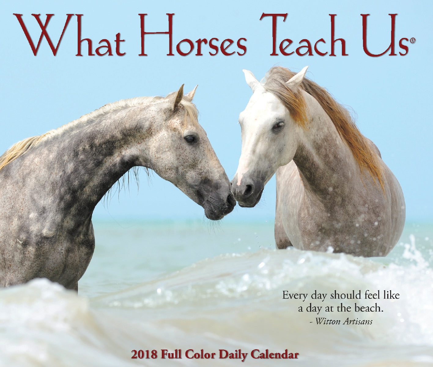 Kelley What Horses Teach Us 2018 Daily Box Calendar- 18 Month