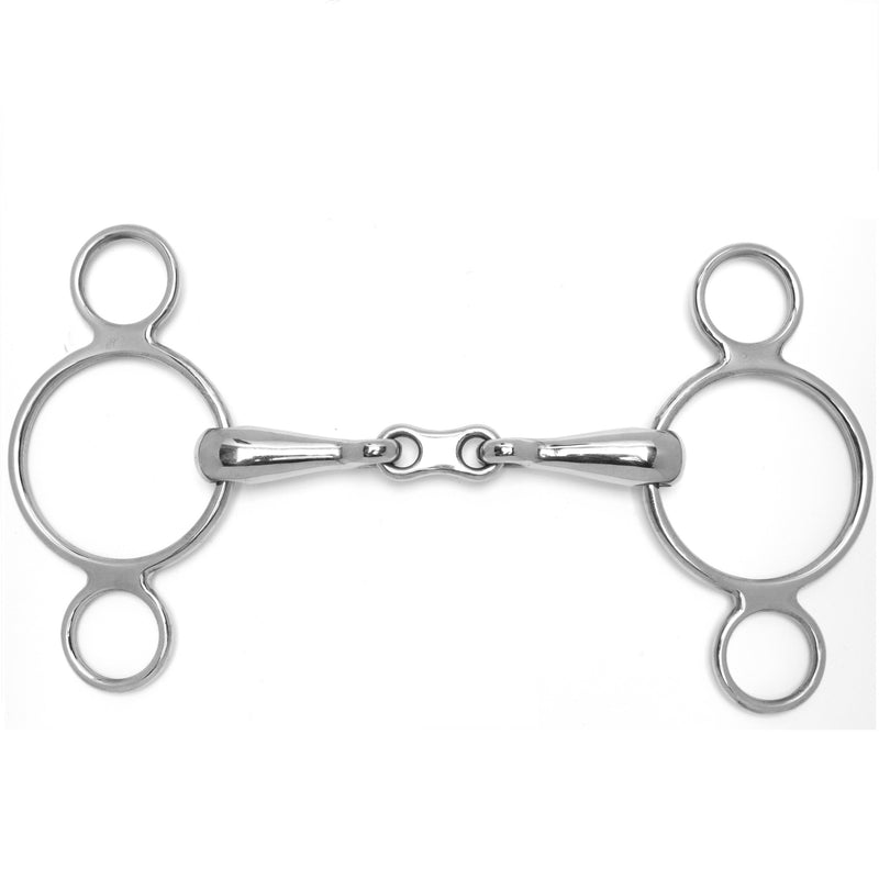 Toklat 3Ring Contin French Link Gag Bit - 21mm 5