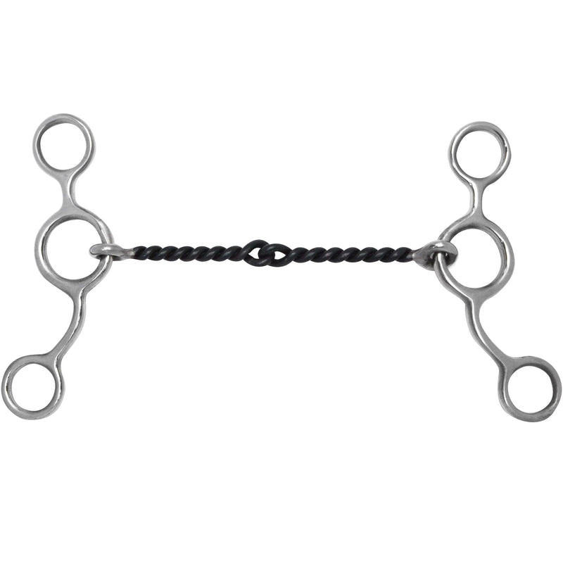 Thin Twisted Sweet Iron Jr Cowhorse Gag Bit 5