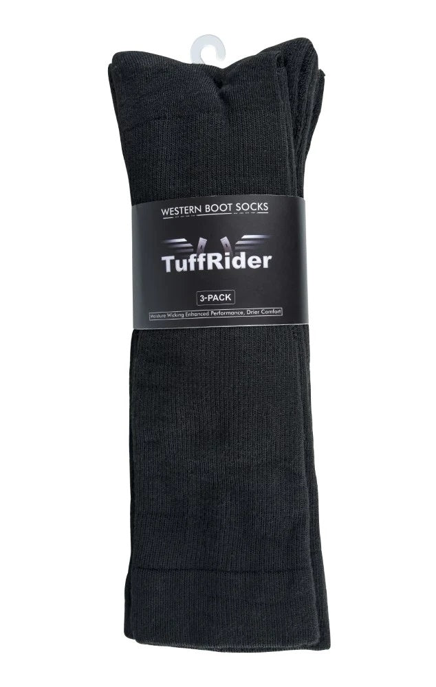 TuffRider CoolMax Western Boot Socks - 3 Pack