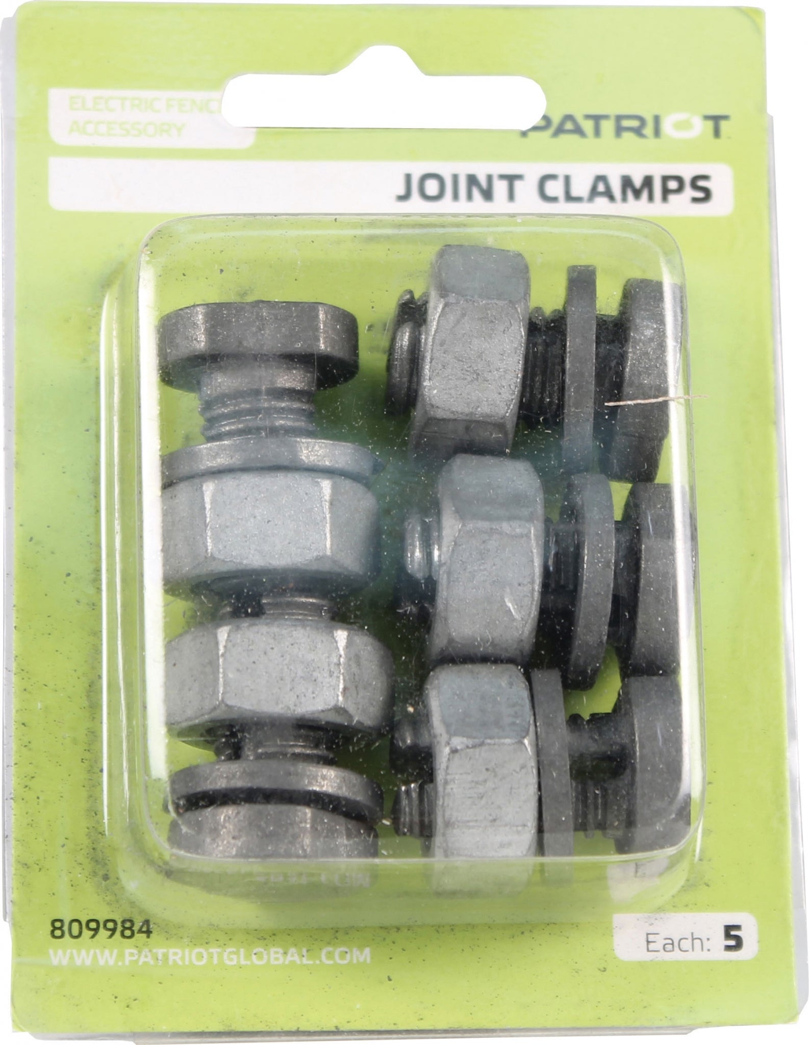 Patriot Joint Clamps 5 Pack Silver