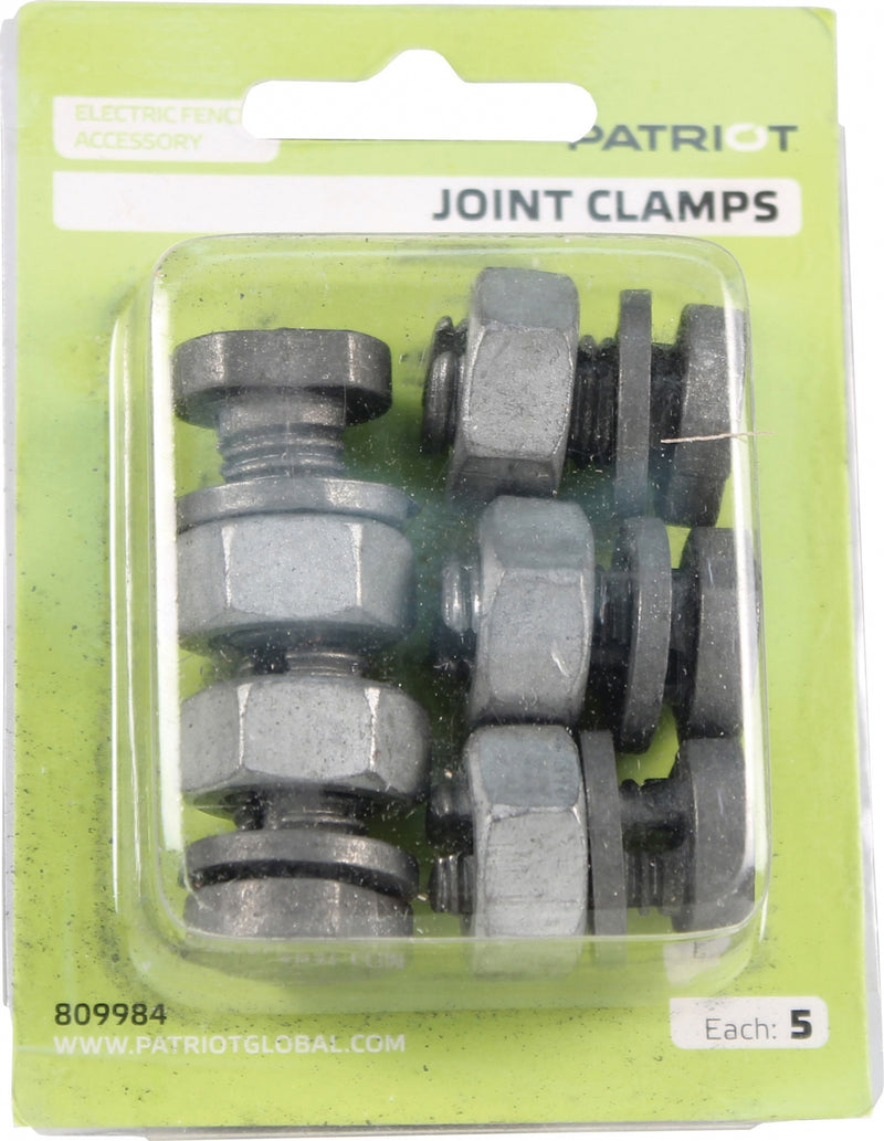 Patriot Joint Clamps 5 Pack Silver