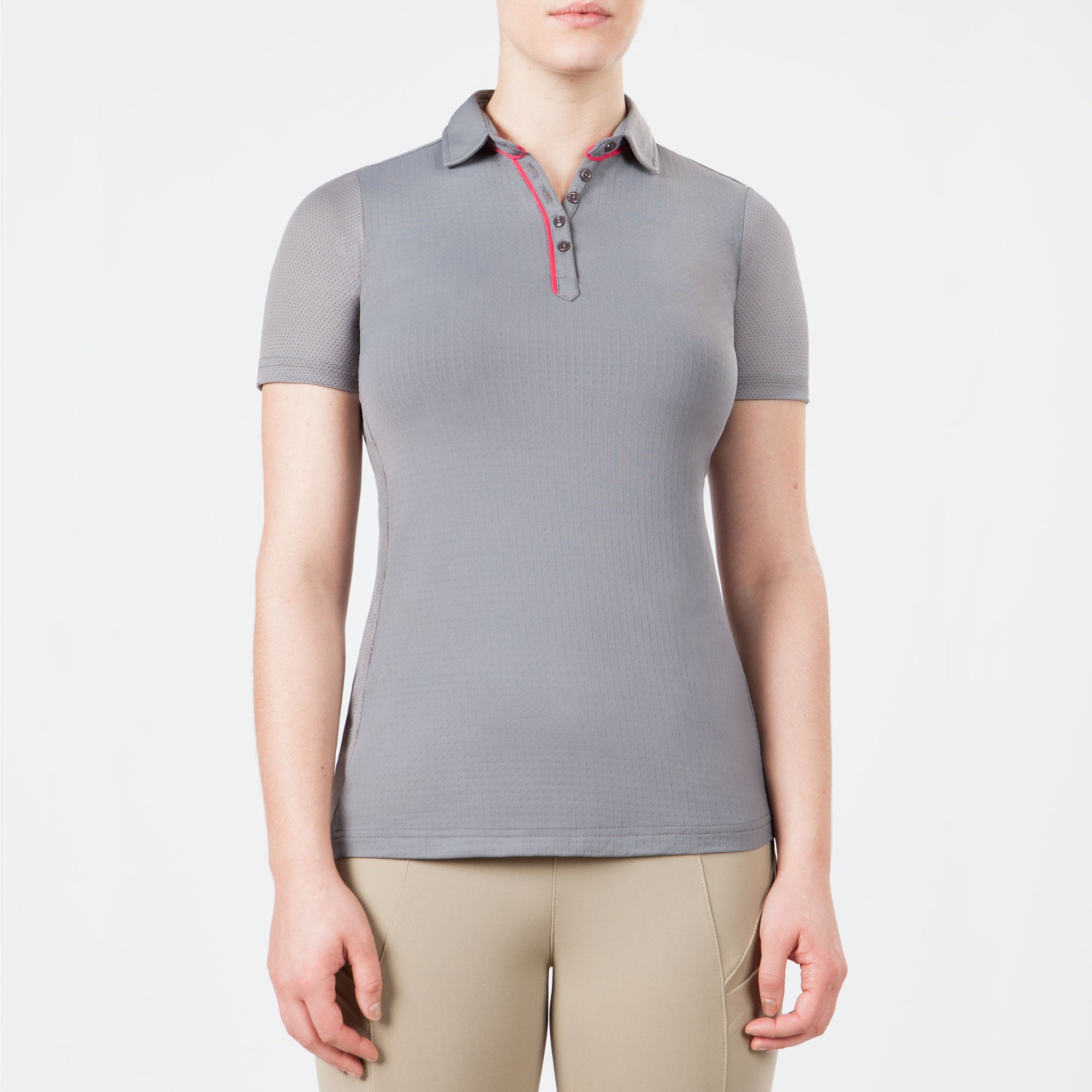 Irideon Ladies Icefil Tech Polo LG Dove/Azalea