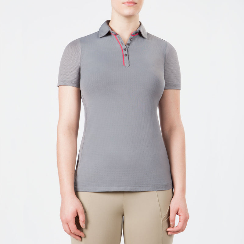 Irideon Ladies Icefil Tech Polo LG Dove/Azalea