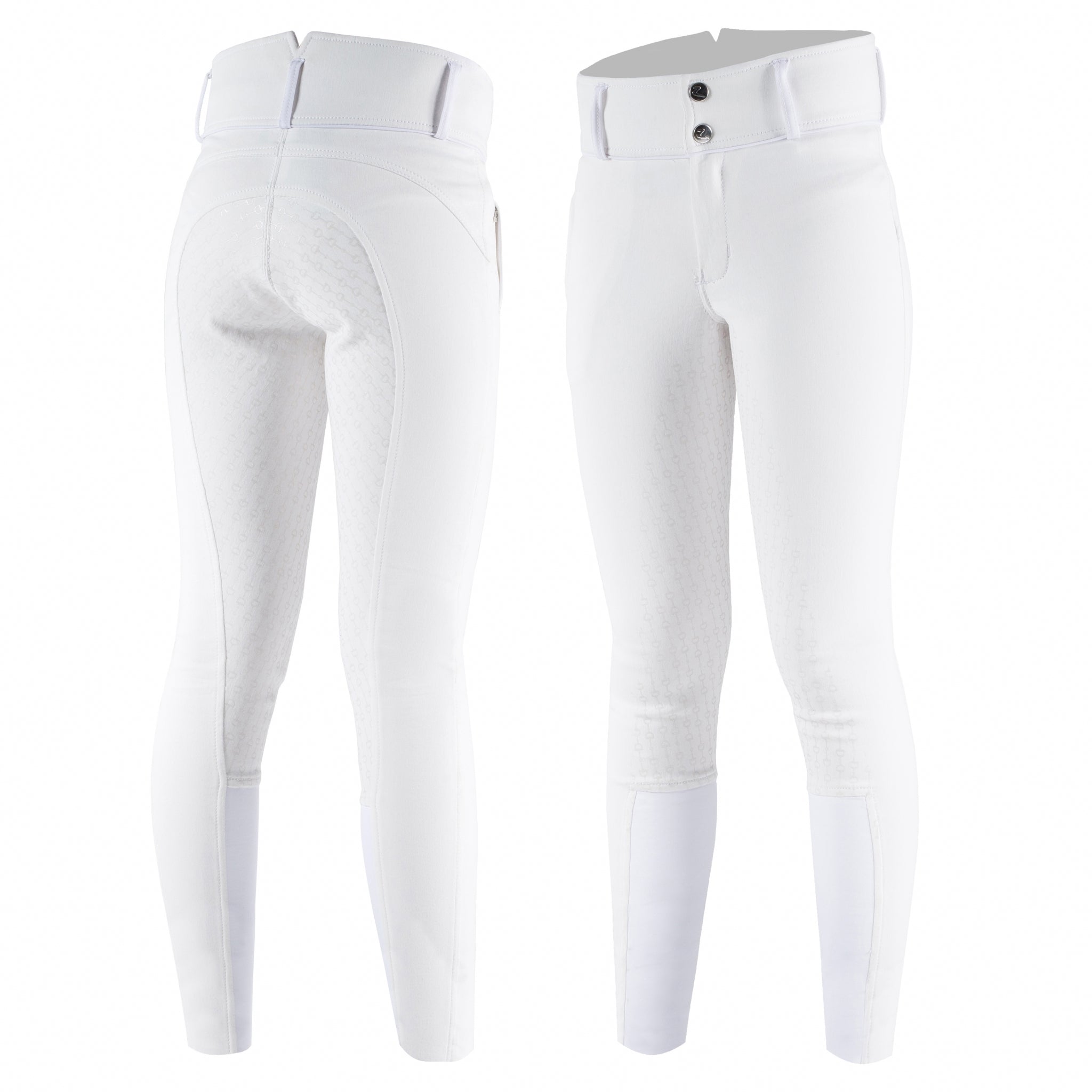 Horze Kids Silicone Full Seat Breeches S Purple