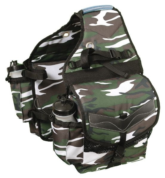 Tough1 Printed Insulated Nylon Saddle Bag