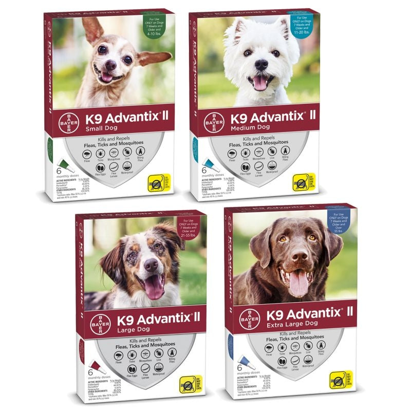 K9 Advantix II for Dogs 12-Month Supply 21-55lb