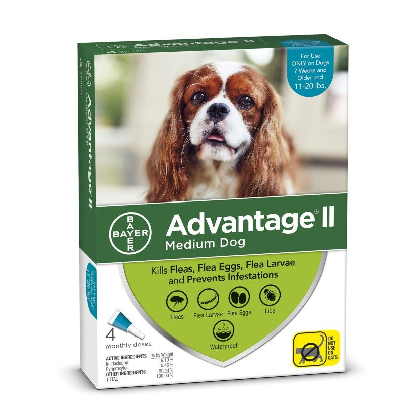 Advantage II for Dogs 4-Month Supply