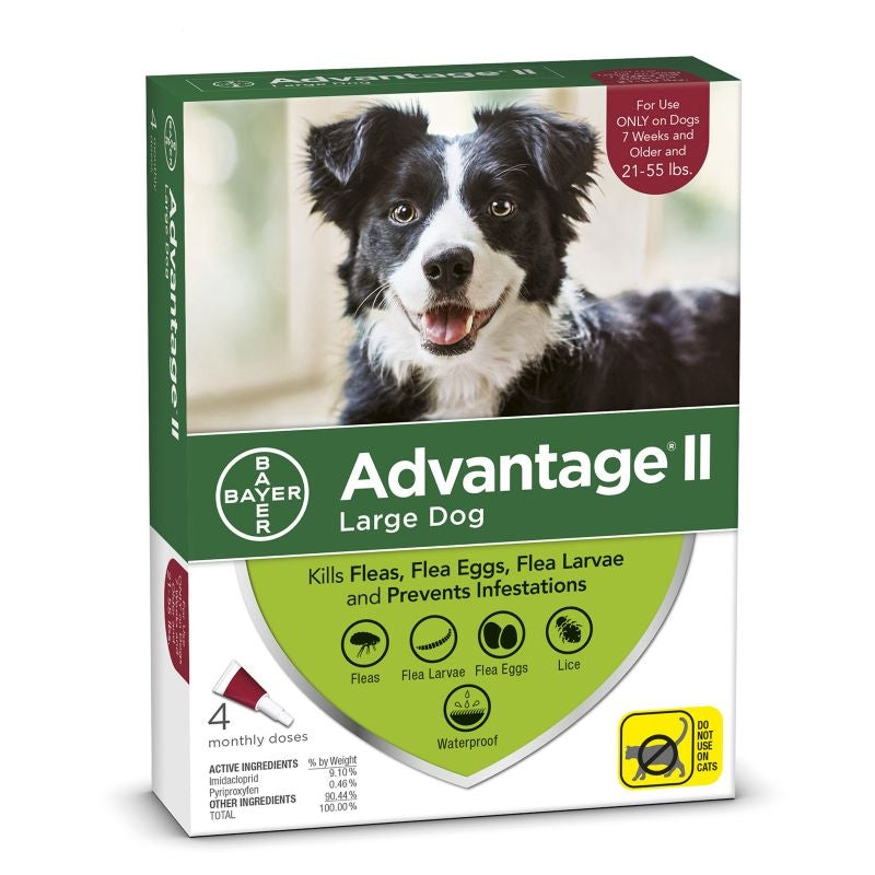Advantage II for Dogs 4-Month Supply