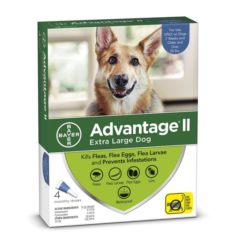 Advantage II for Dogs 4-Month Supply