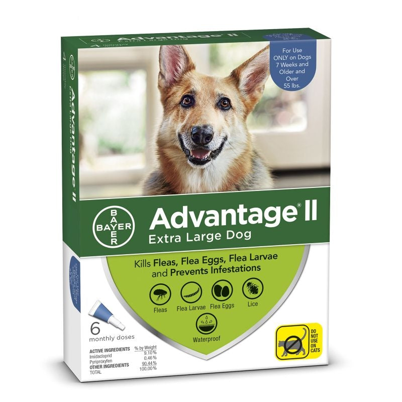 Advantage II for Dogs 4-Month Supply