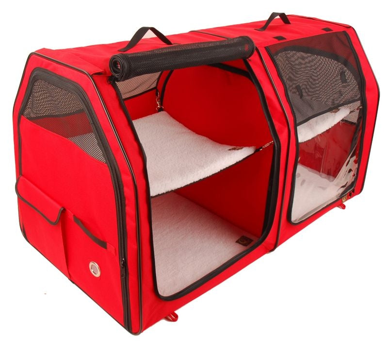 One for Pets Portable Double Cat Show House