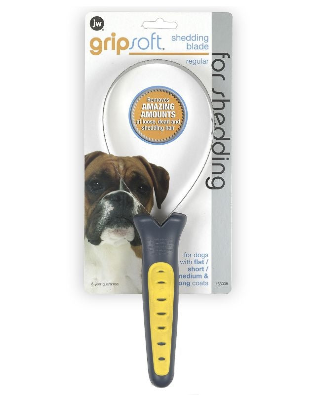 JW Pet GripSoft Dog Shedding Blade