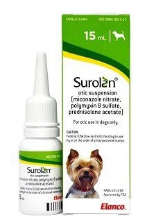 Surolan Otic Suspension Dogs