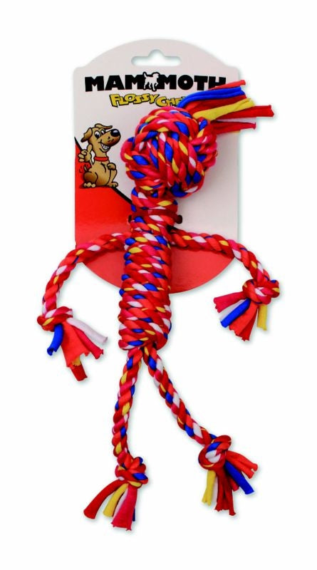 Mammoth FlossyChews Small Cloth Rope Man Dog Toy
