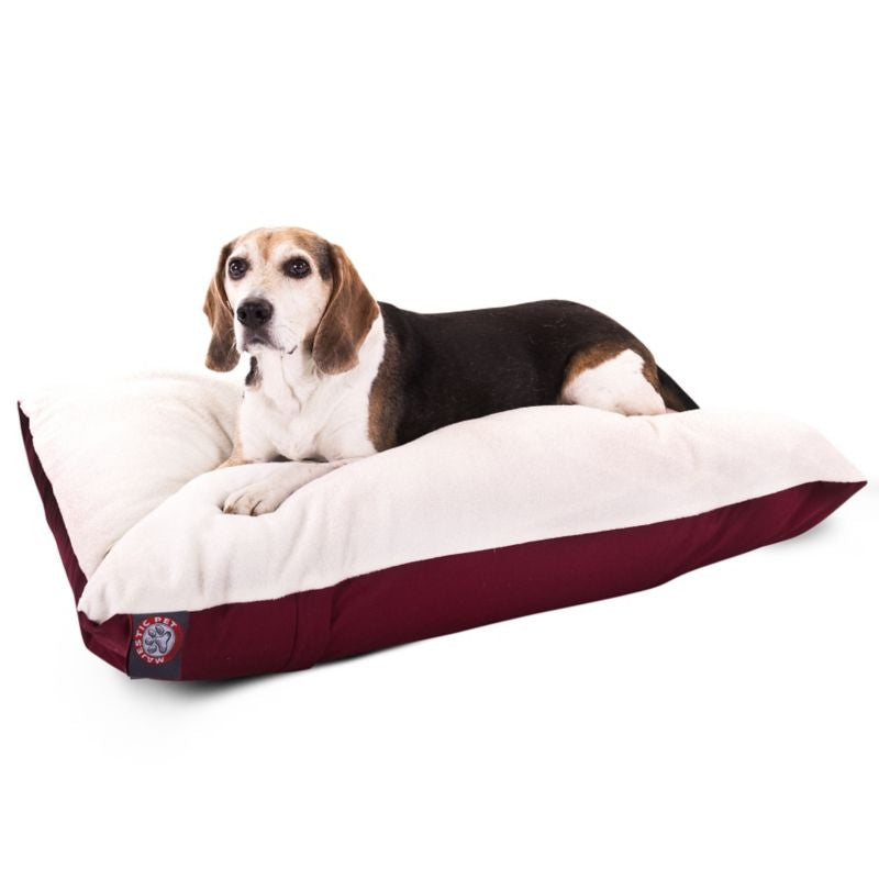 Majestic Pet Burgundy Rectangle Pet Bed