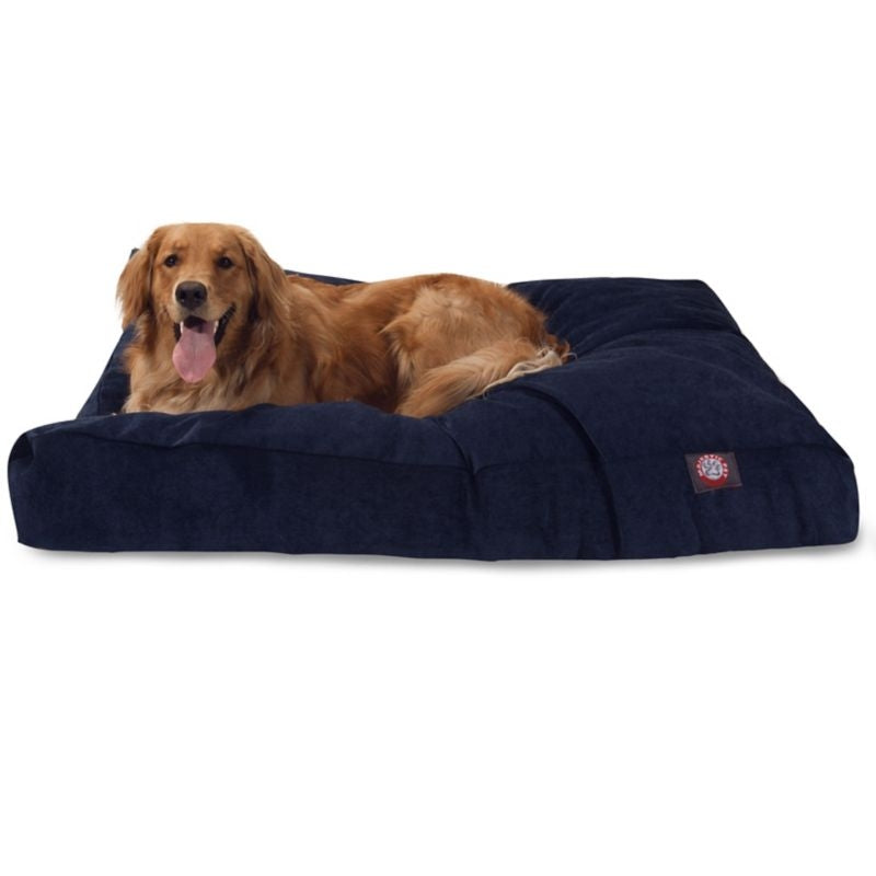 Majestic Pet Navy Villa Rectangle Pet Bed